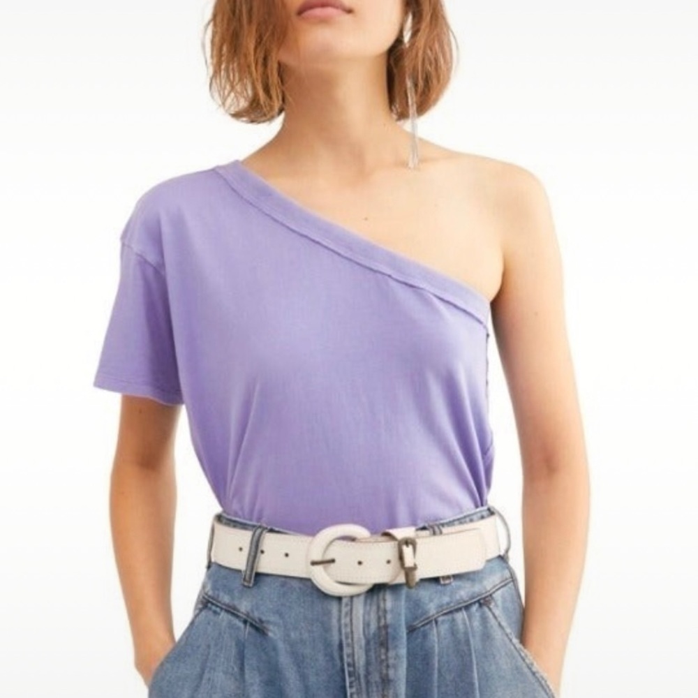 SOLD Free People off shoulder top - Picture 2 of 5